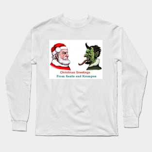 Christmas Old Folklore Greetings Long Sleeve T-Shirt